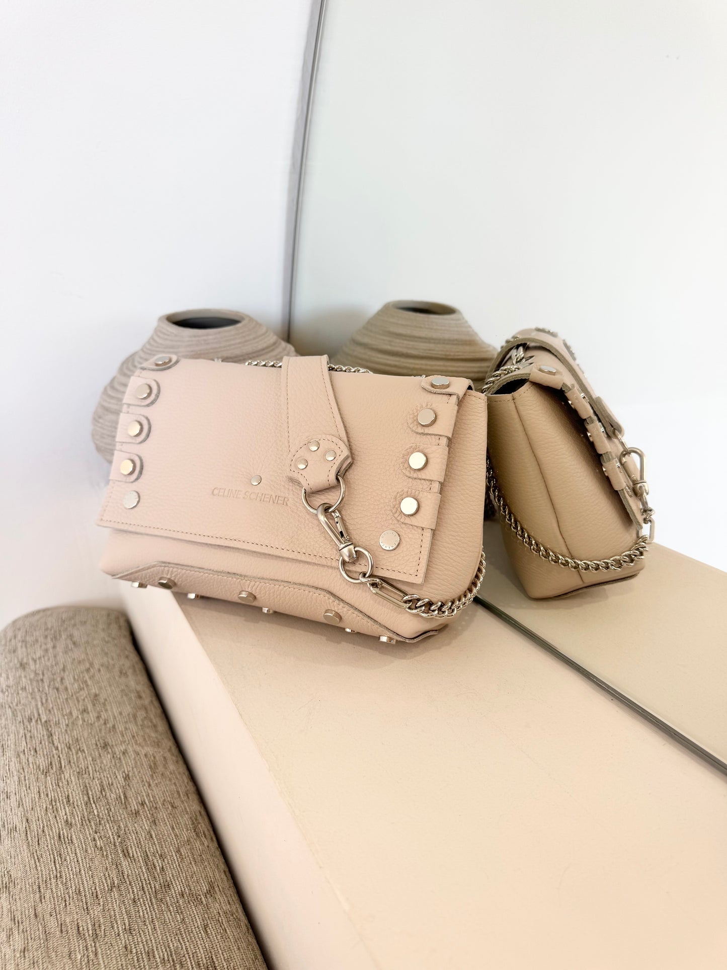DIEGO BEIGE + SILVER
