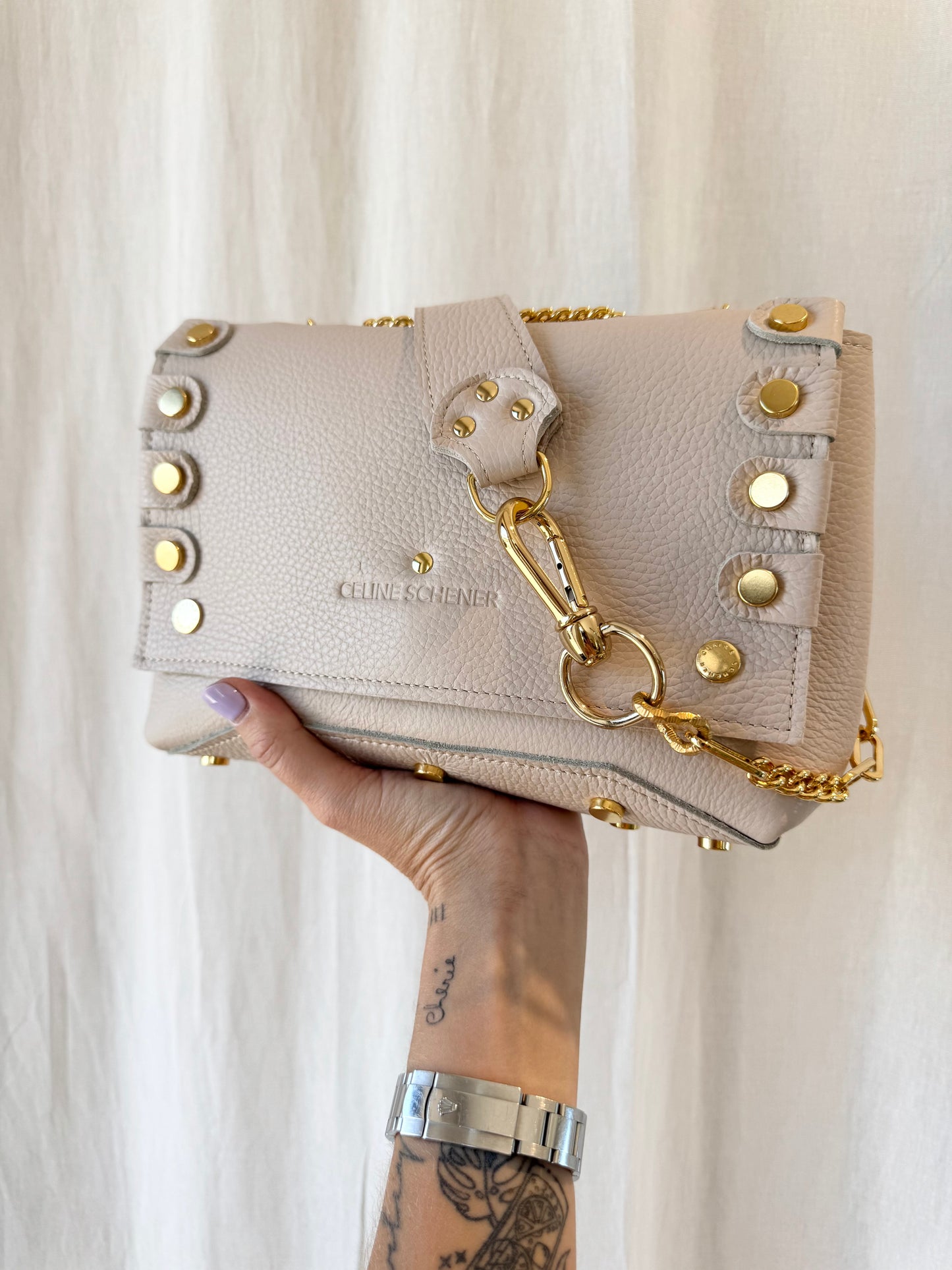 DIEGO BEIGE + GOLD