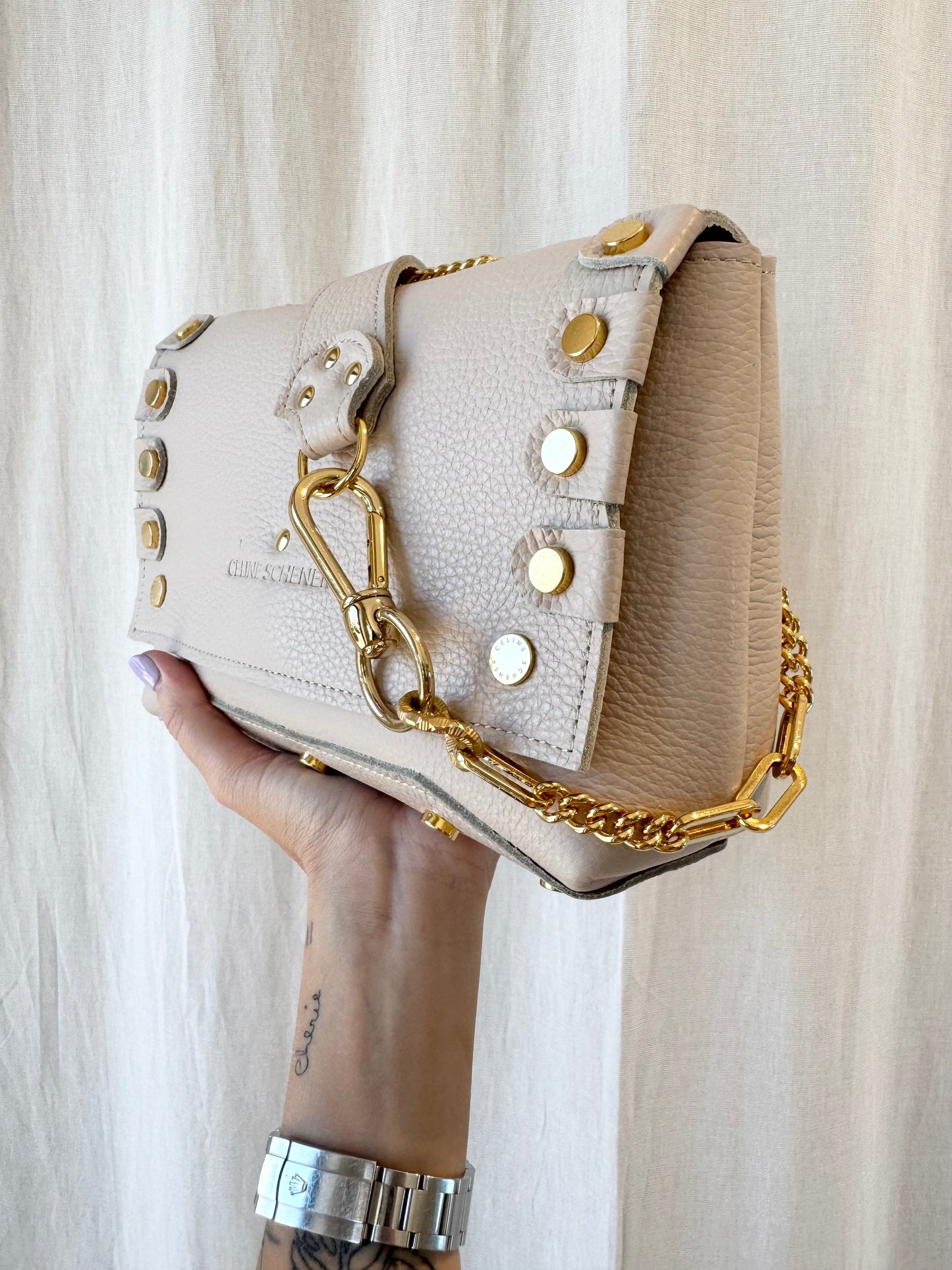 DIEGO BEIGE + GOLD