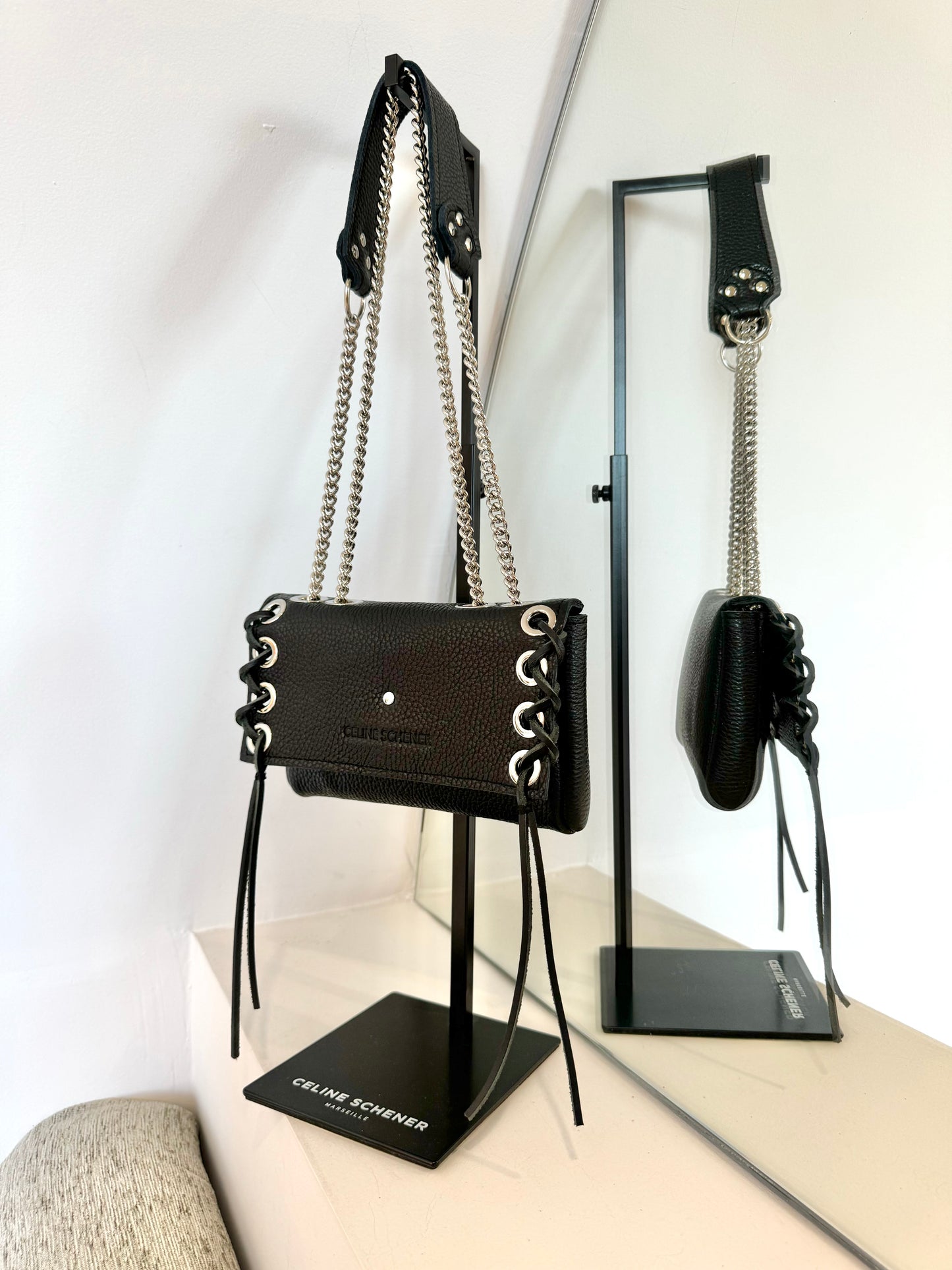 MINI DJANGO BLACK LACE UP