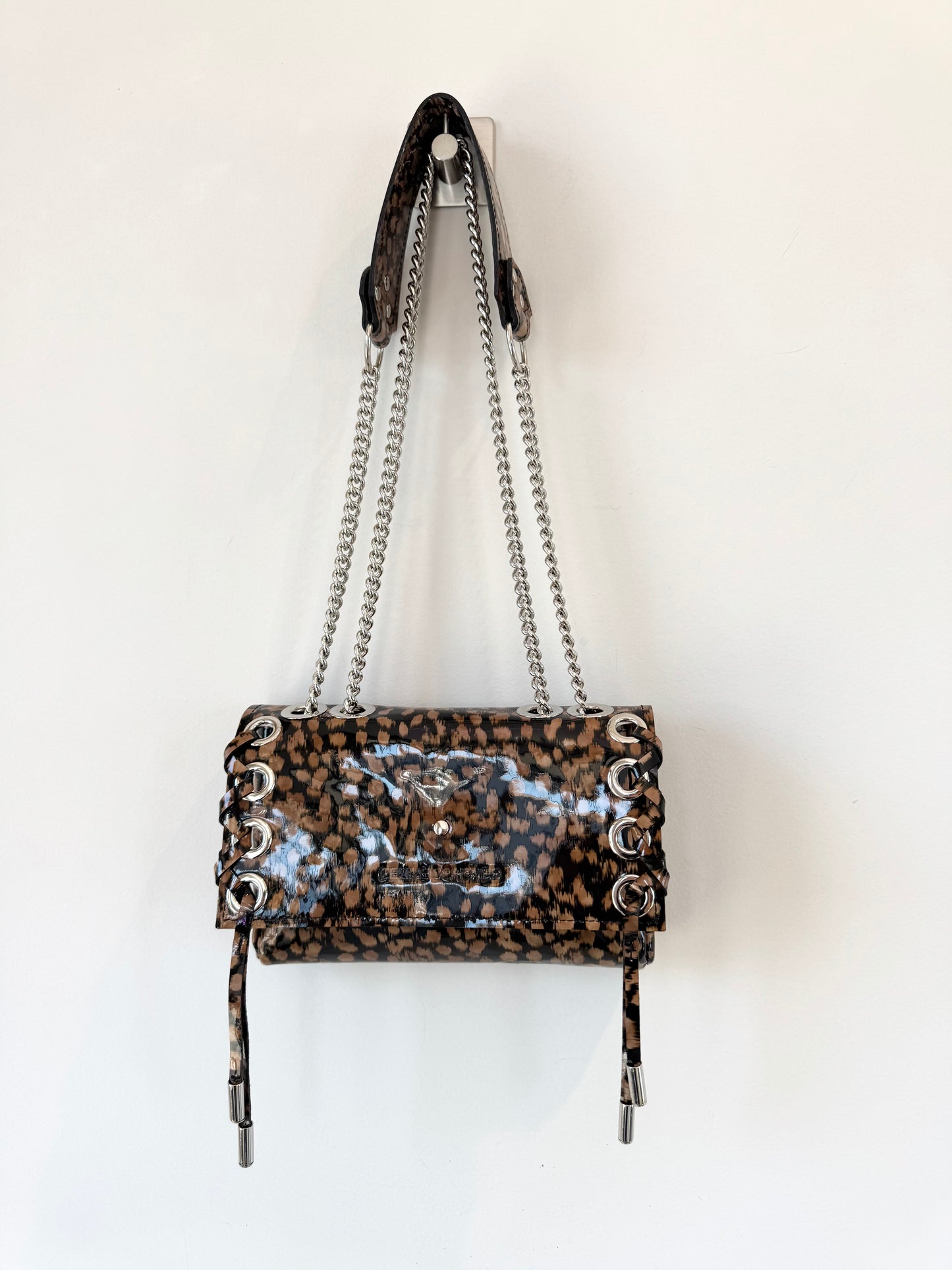 MINI DJANGO LACE UP TORTOISE VERNIS