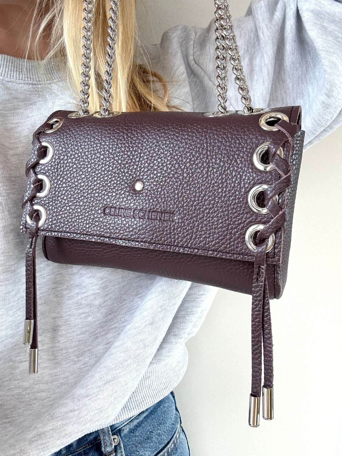 MINI DJANGO LACE UP LIT DE VIN