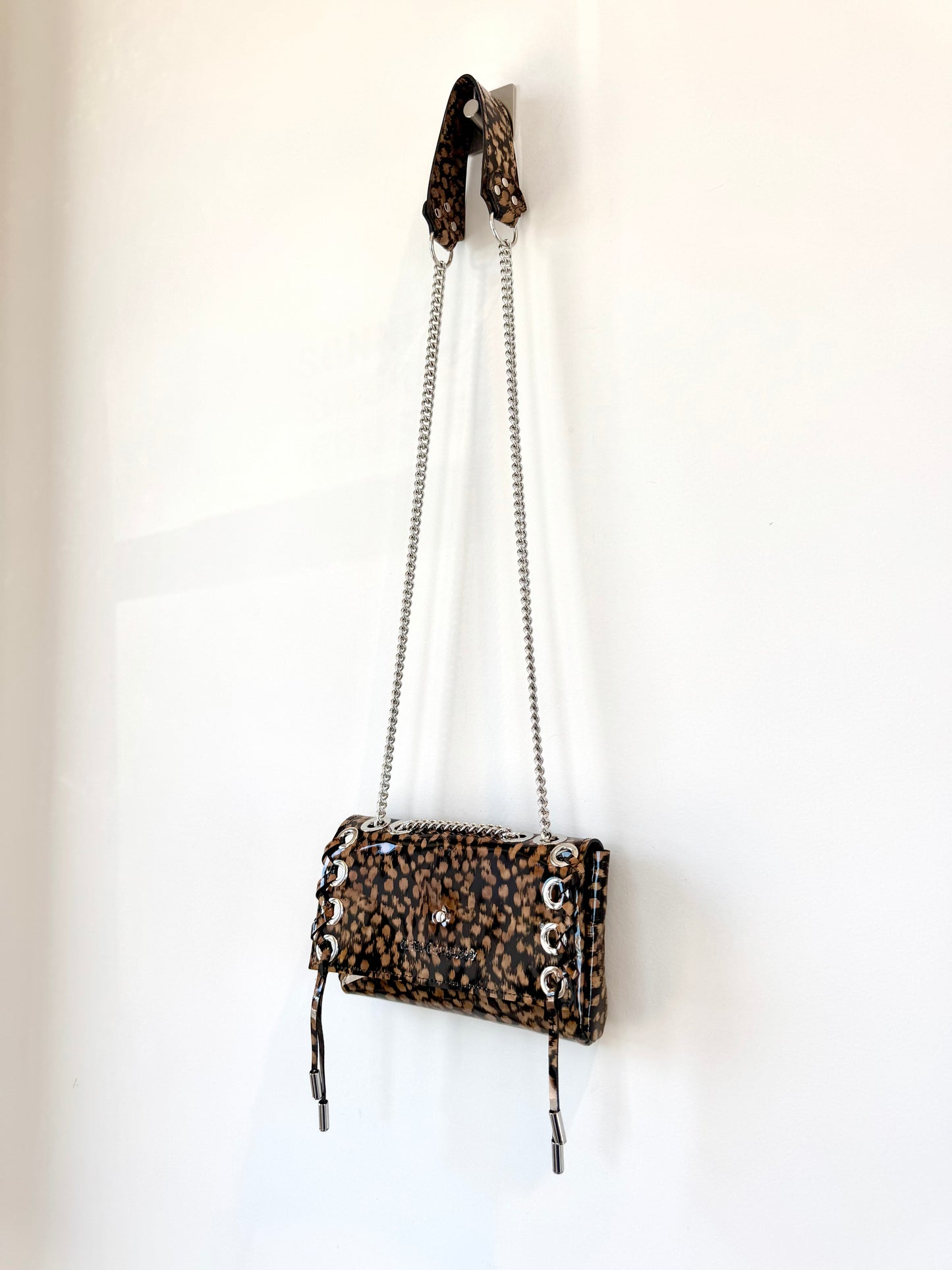 MINI DJANGO LACE UP TORTOISE VERNIS