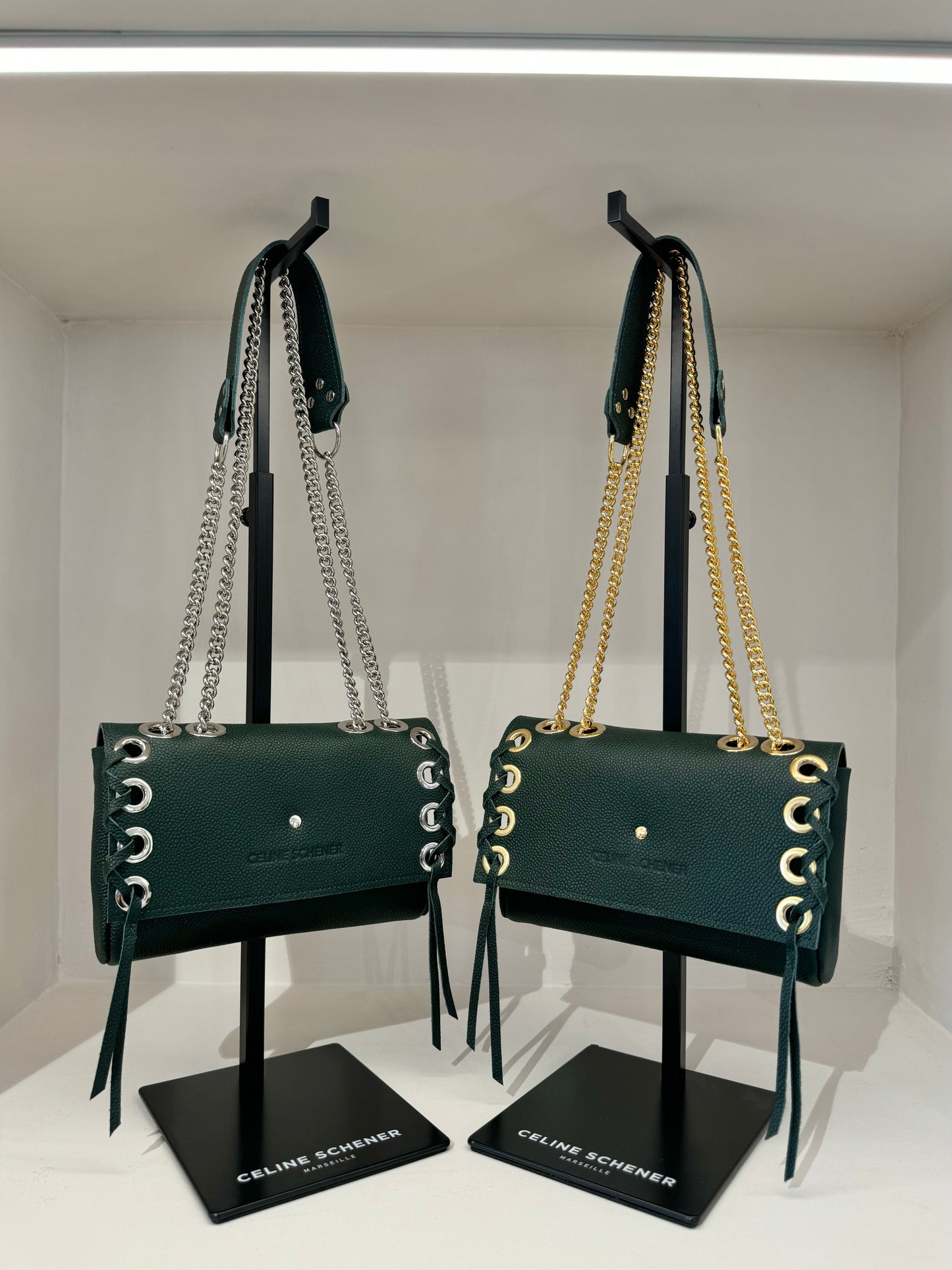 MINI DJANGO LACE UP GREEN