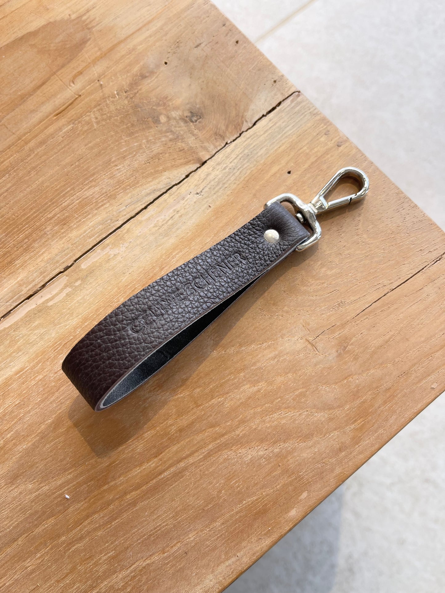 DRAGONNE CUIR MARRON