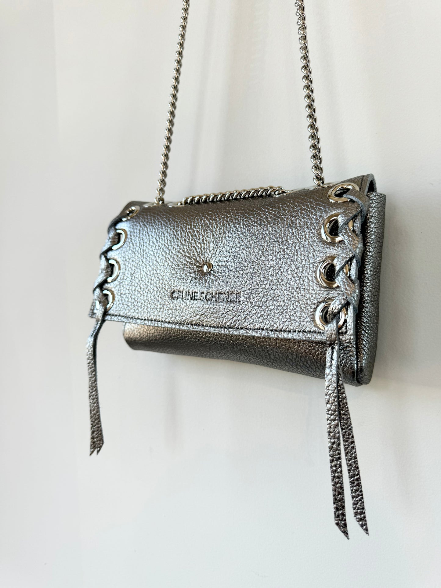 MINI DJANGO SILVER LACE UP