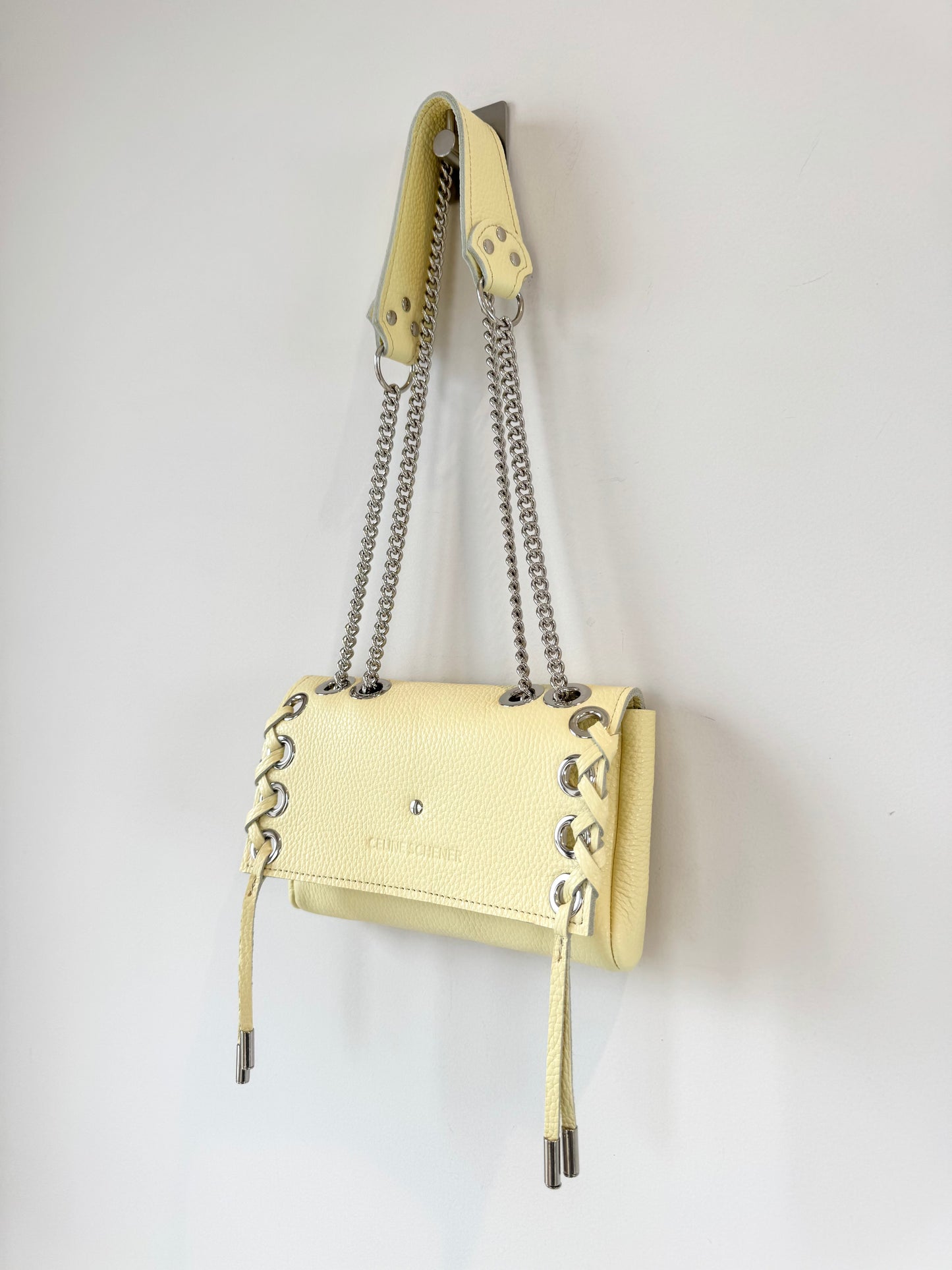 MINI DJANGO JAUNE PASTEL LACE UP
