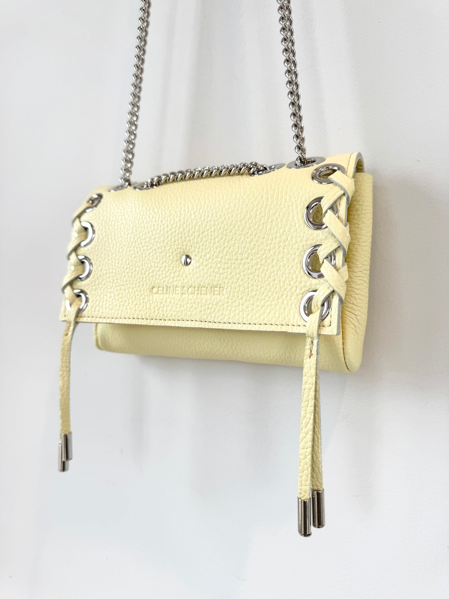 MINI DJANGO JAUNE PASTEL LACE UP