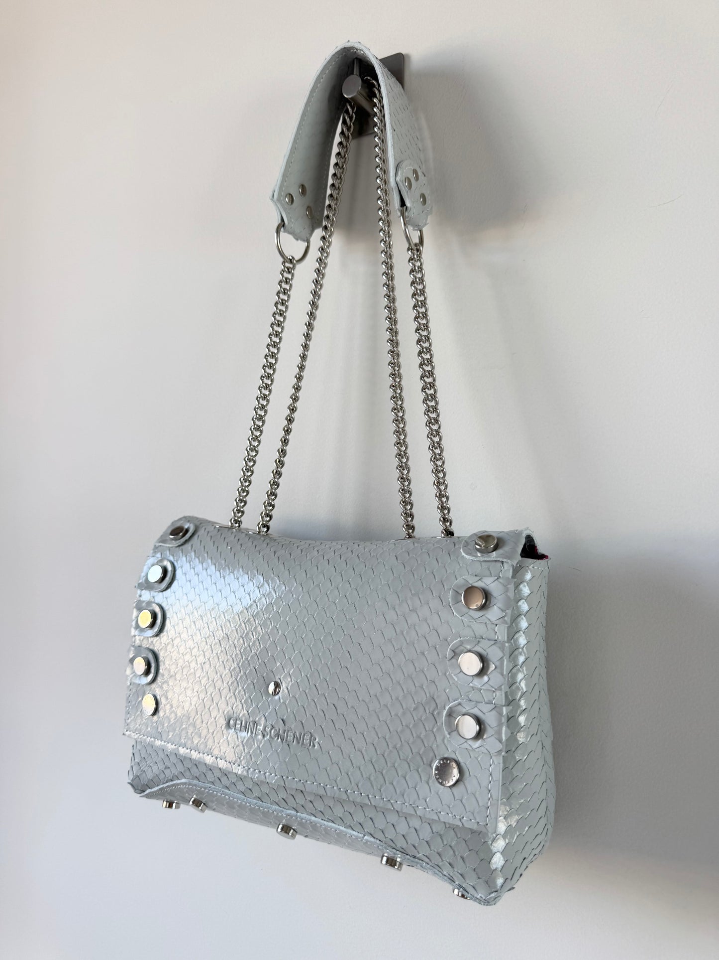 DIEGO GRIS ÉCAILLES + SILVER