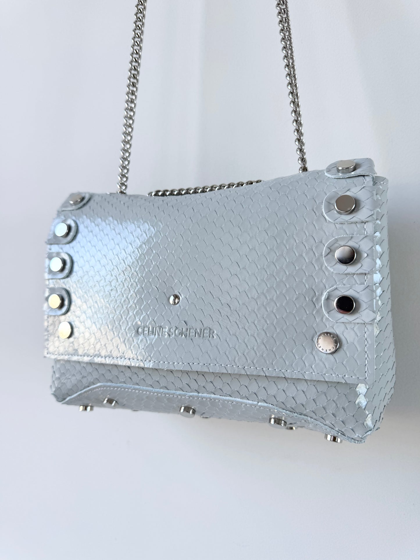 DIEGO GRIS ÉCAILLES + SILVER