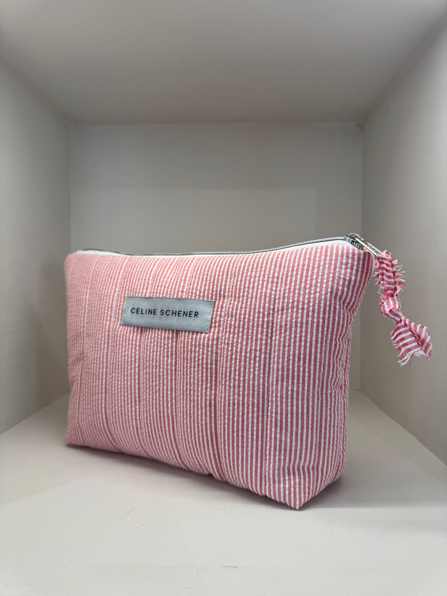 GRANDE TROUSSE MATELASSÉE RAYÉE