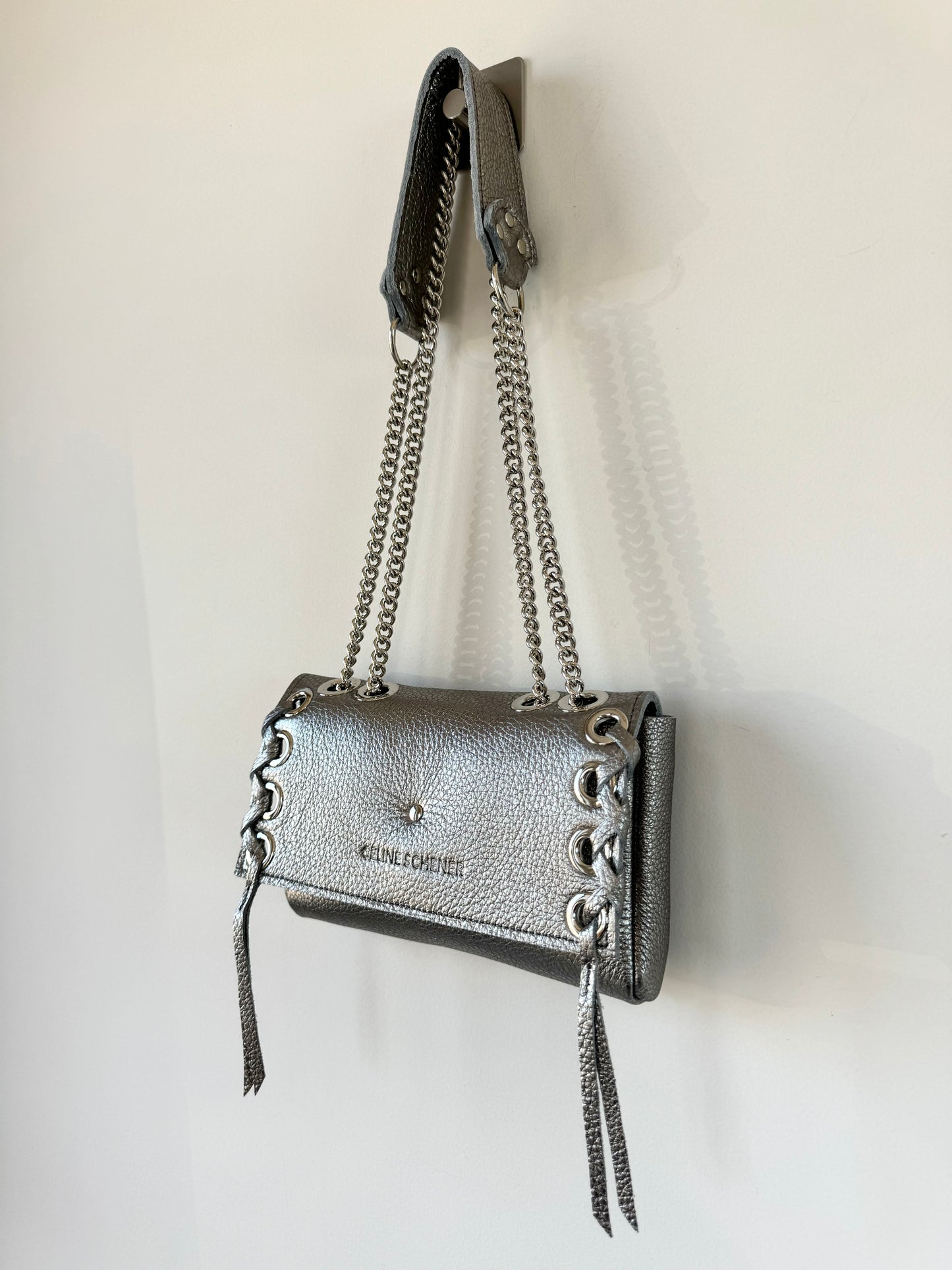 MINI DJANGO SILVER LACE UP