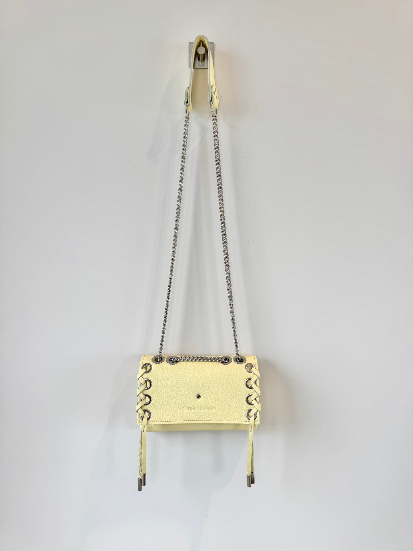 MINI DJANGO JAUNE PASTEL LACE UP
