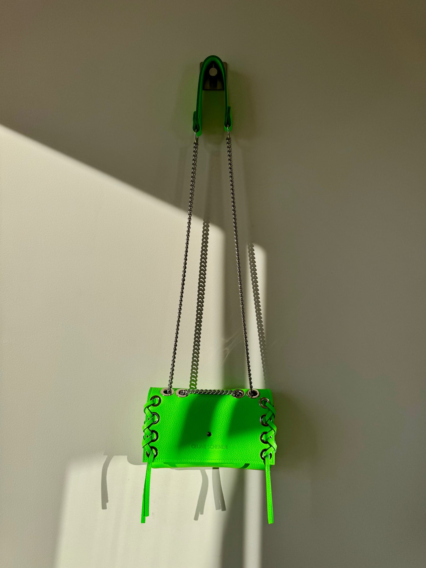 MINI DJANGO LACE UP VERT FLUO