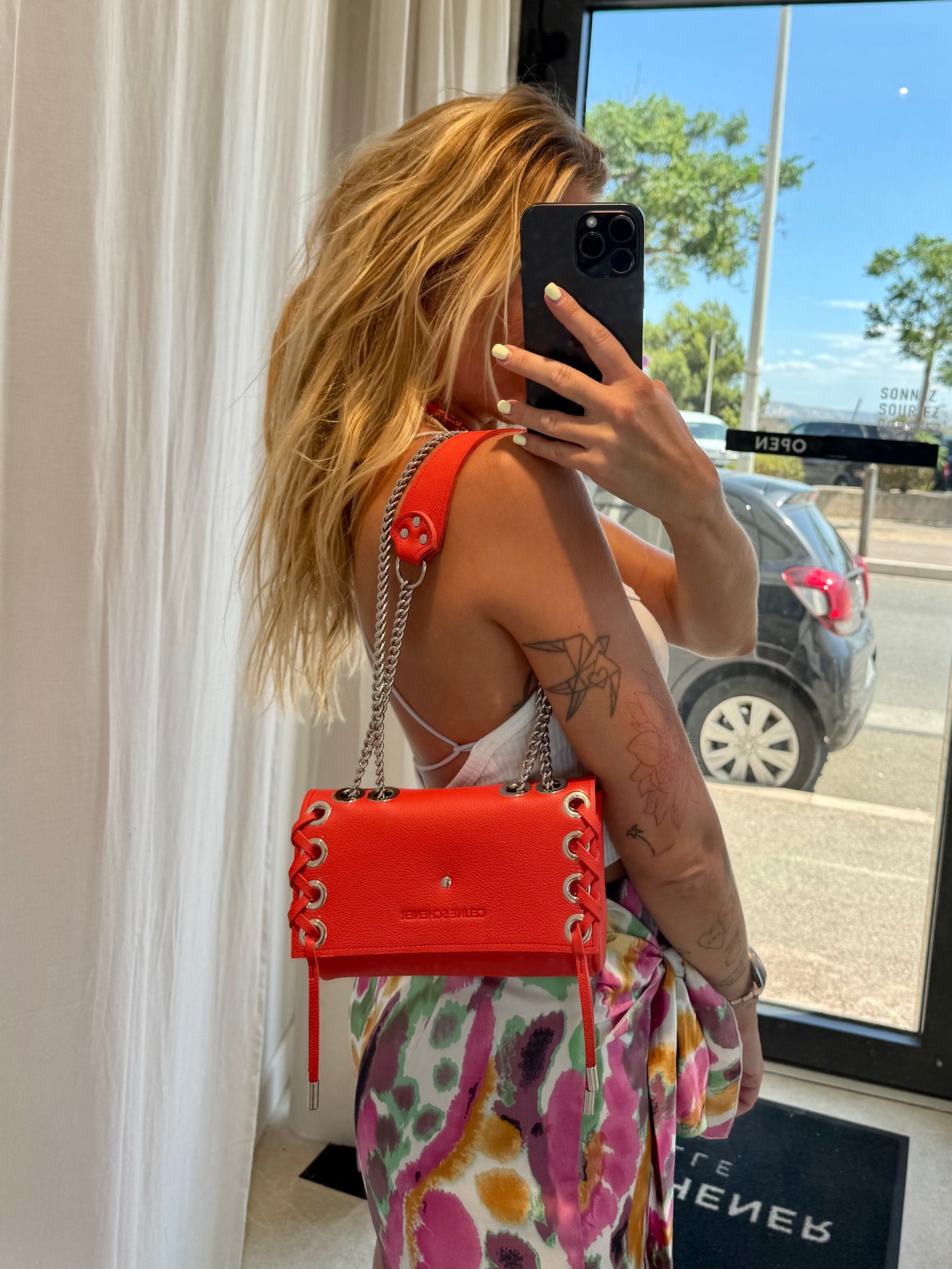 MINI DJANGO LACE UP CORAIL