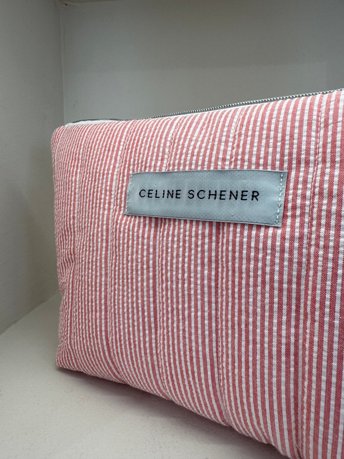 GRANDE TROUSSE MATELASSÉE RAYÉE