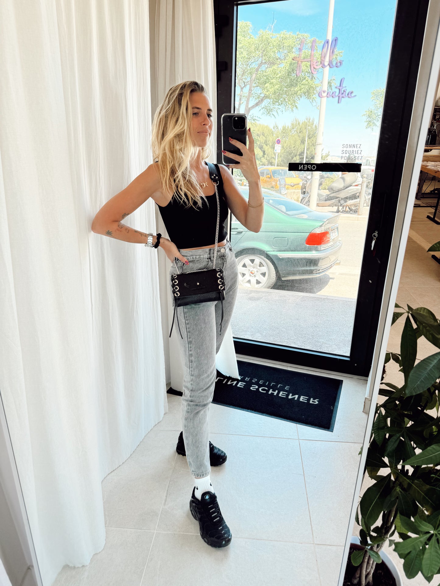 MINI DJANGO BLACK LACE UP
