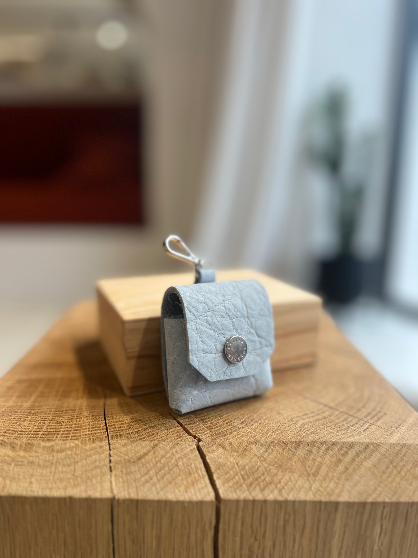 HOUSSE AIRPODS BLEU CIEL