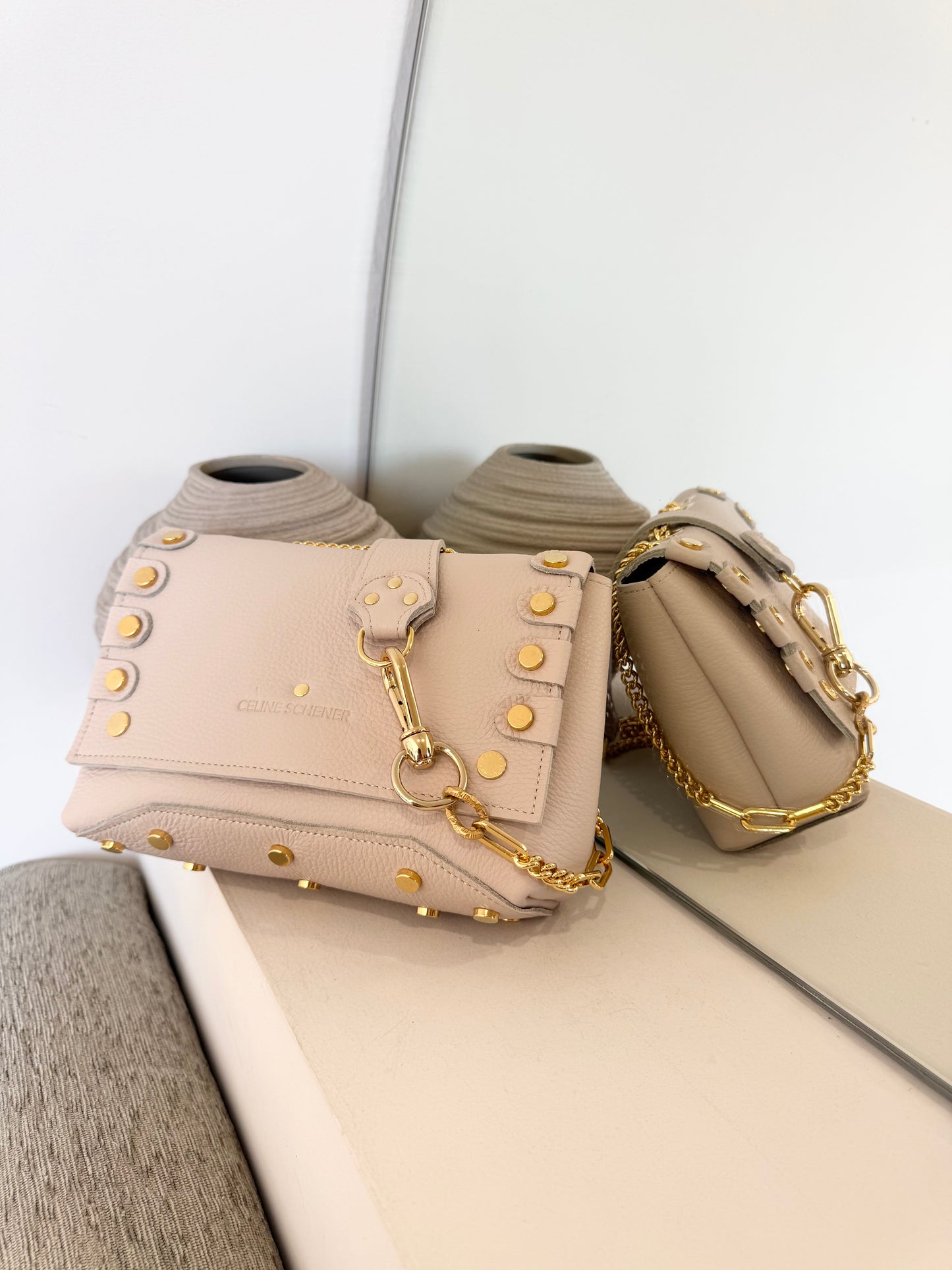 DIEGO BEIGE + GOLD