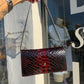 SAC CLASSIC MINI DJANGO ÉCAILLES BORDEAUX