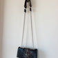 SAC MINI DJANGO ÉCAILLES NOIRES BLEUTÉES