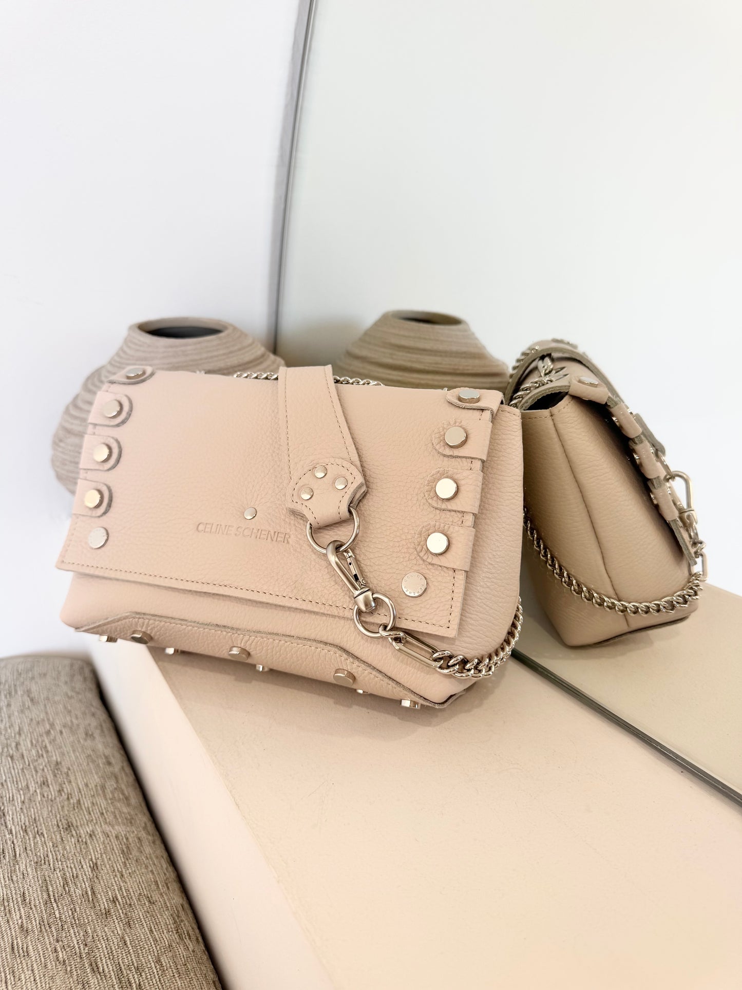 DIEGO BEIGE + SILVER