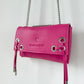 SAC MINI DJANGO LACE UP ROSE