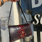 SAC CLASSIC MINI DJANGO ÉCAILLES BORDEAUX