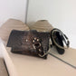 SAC MINI DJANGO ÉCAILLES NOIRES BLEUTÉES
