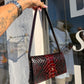 SAC CLASSIC MINI DJANGO ÉCAILLES BORDEAUX