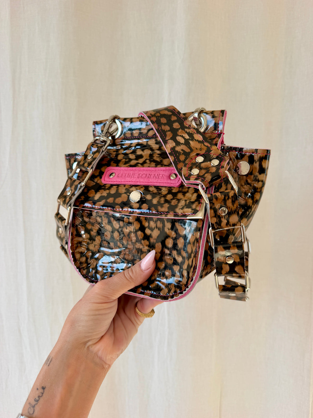 SAC DENVER ÉCAILLE DE TORTUE / ROSE