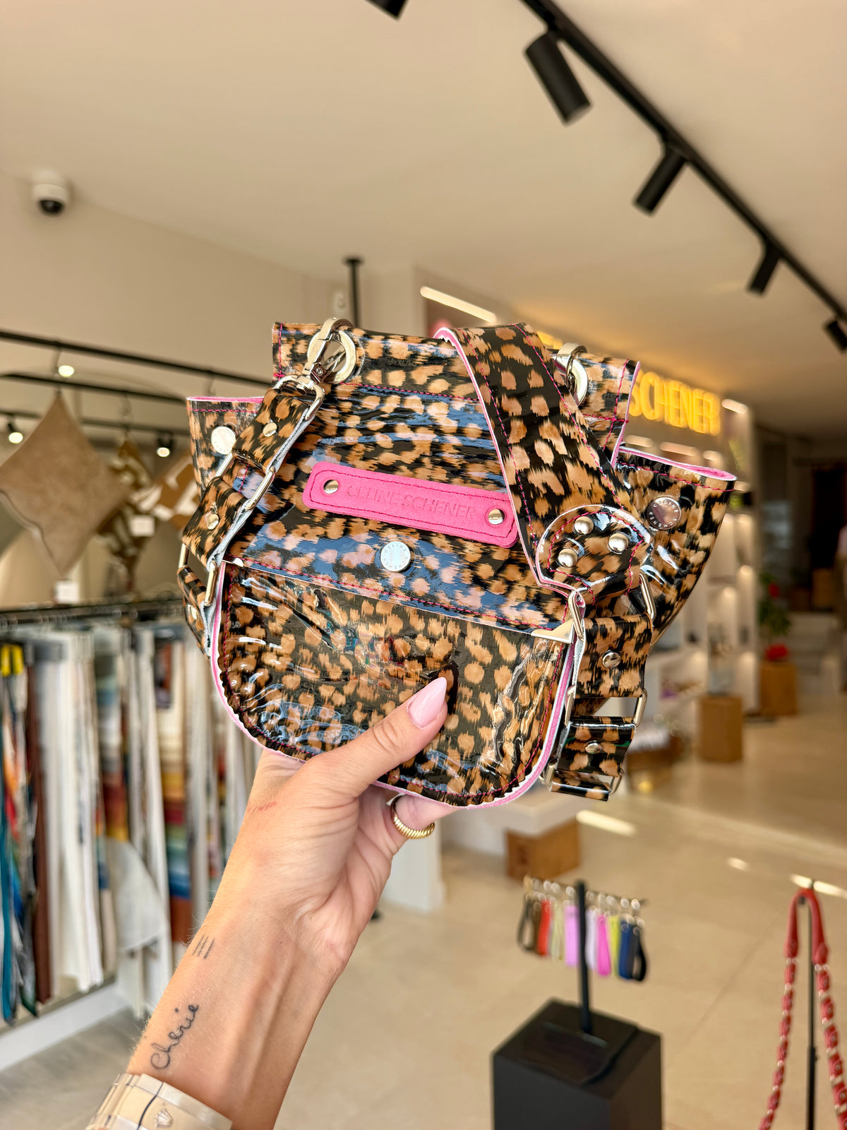 SAC DENVER ÉCAILLE DE TORTUE / ROSE