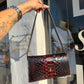 SAC CLASSIC MINI DJANGO ÉCAILLES BORDEAUX
