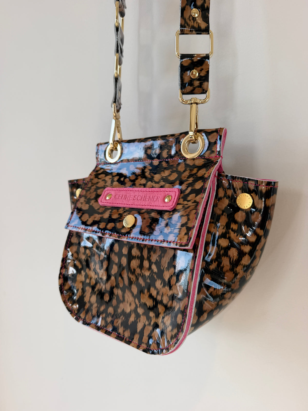 SAC DENVER ÉCAILLE DE TORTUE / ROSE + GOLD
