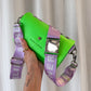 SAC MINI DJANGO VERT FLUO + ANSE