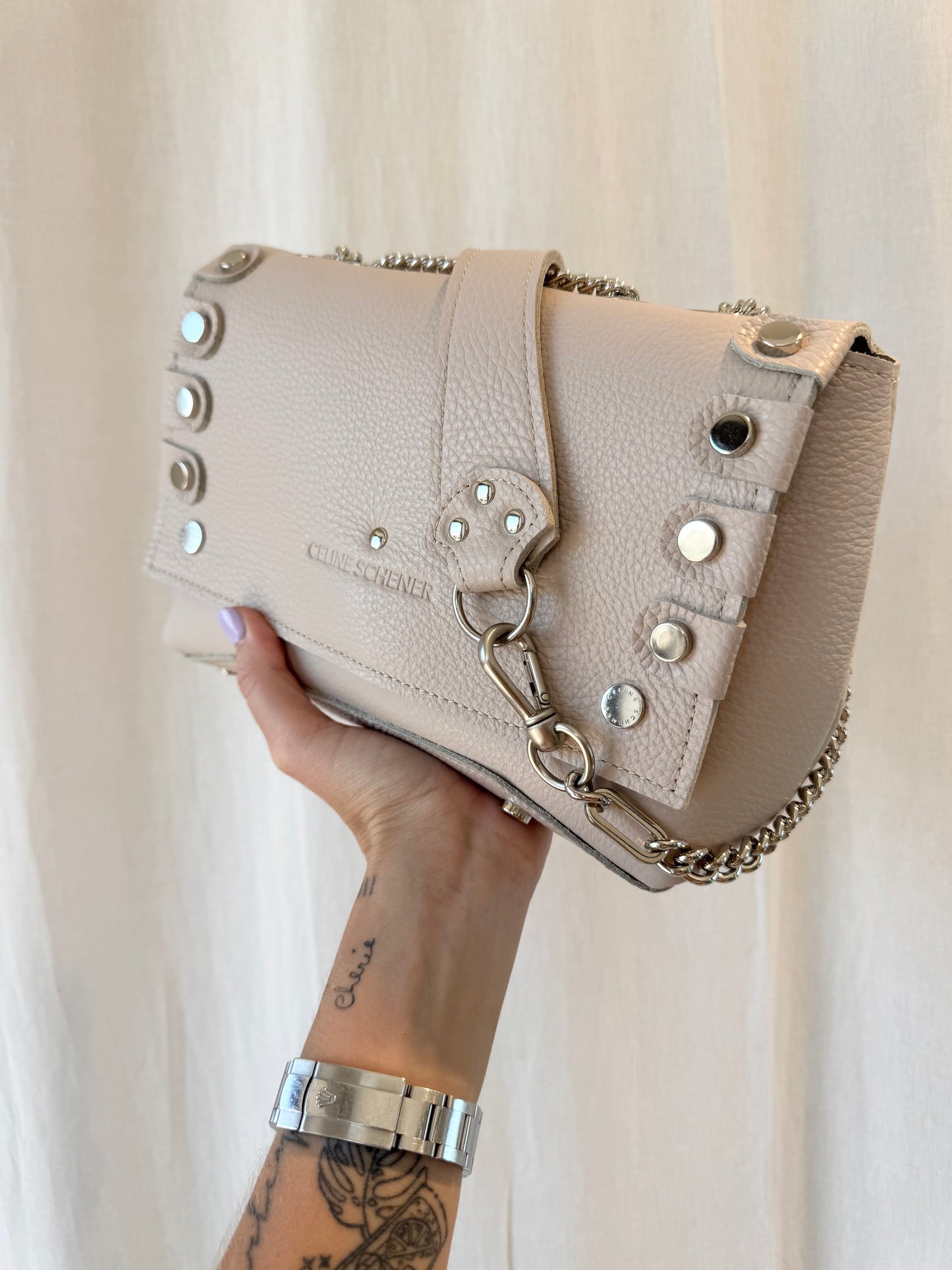 DIEGO BEIGE + SILVER