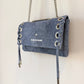 SAC MINI DJANGO JEAN LACE UP