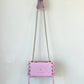 SAC MINI DJANGO LACE UP ROSE