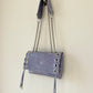 SAC MINI DJANGO CROCO PARME LACE UP