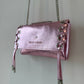 SAC MINI DJANGO SHINYPINK LACE UP