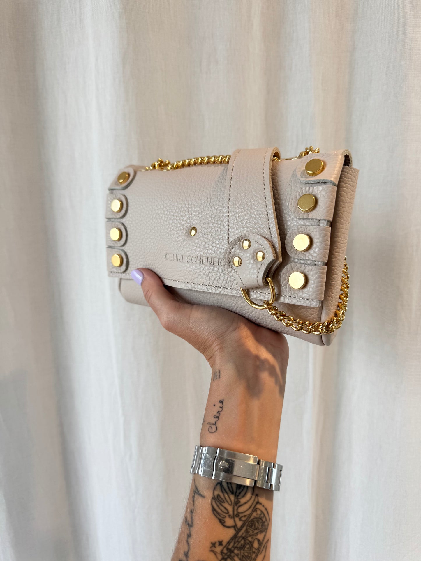 MINI DJANGO BEIGE+GOLD