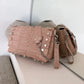 SAC DIEGO CROCO BEIGE + GOLD