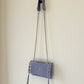 SAC MINI DJANGO CROCO PARME LACE UP