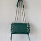 SAC MINI DJANGO LACE UP VERT EMERAUDE