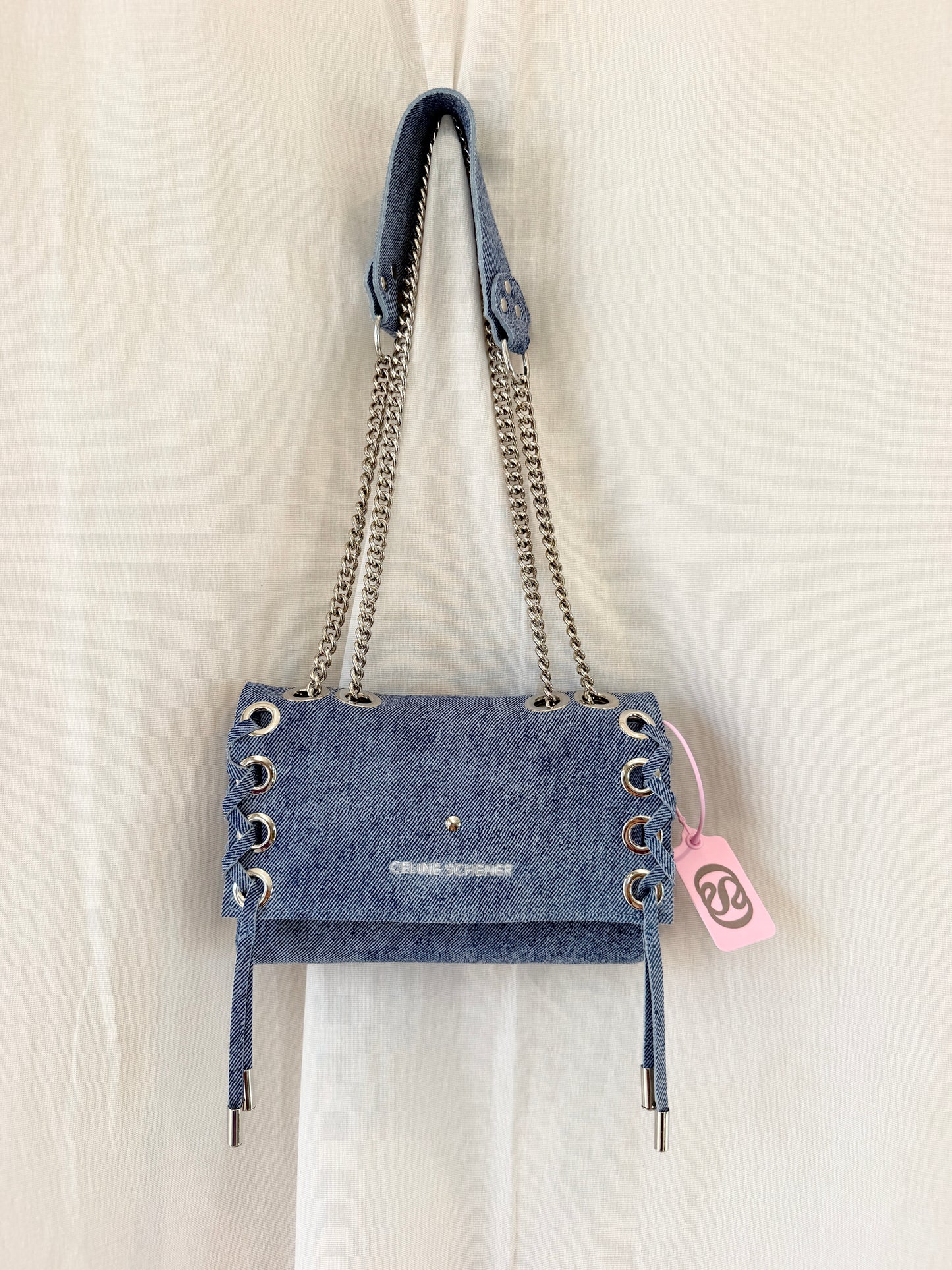 SAC MINI DJANGO JEAN LACE UP