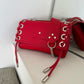 MINI DJANGO LACE UP ROUGE