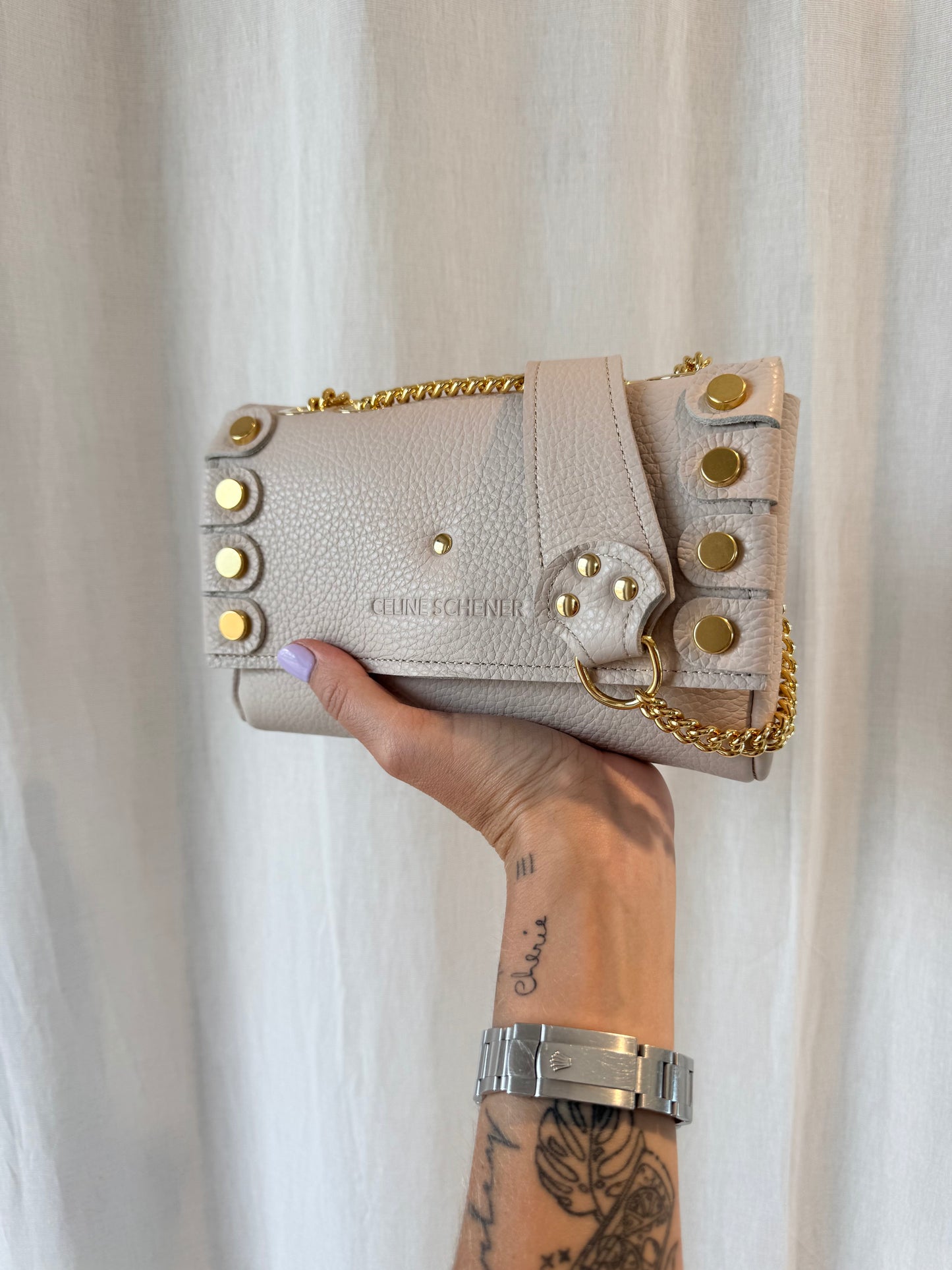 MINI DJANGO BEIGE+GOLD