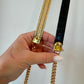 SAC RIO CROCO ANTHRACITE + GOLD
