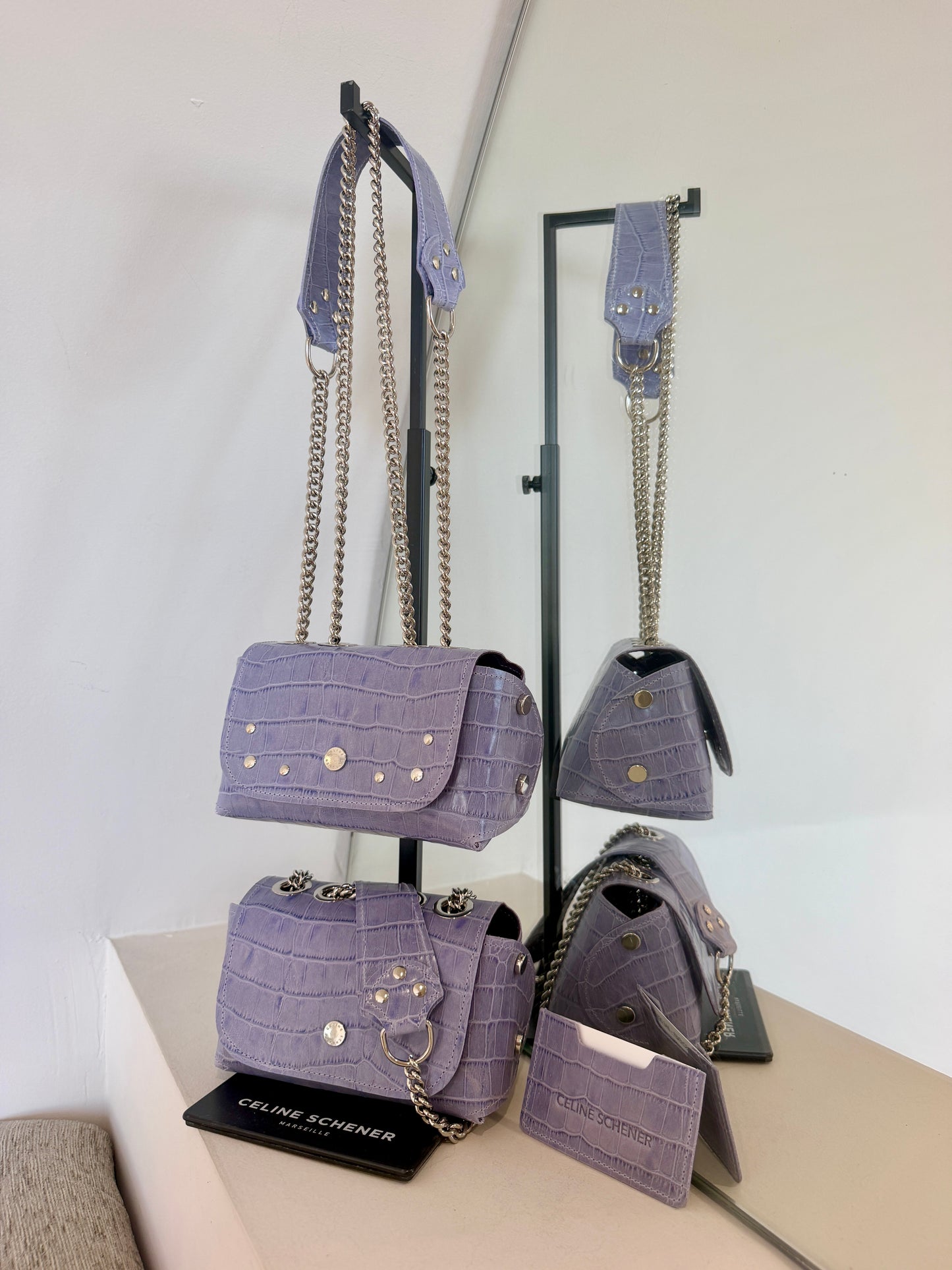 SAC DAKOTA CROCO PARME