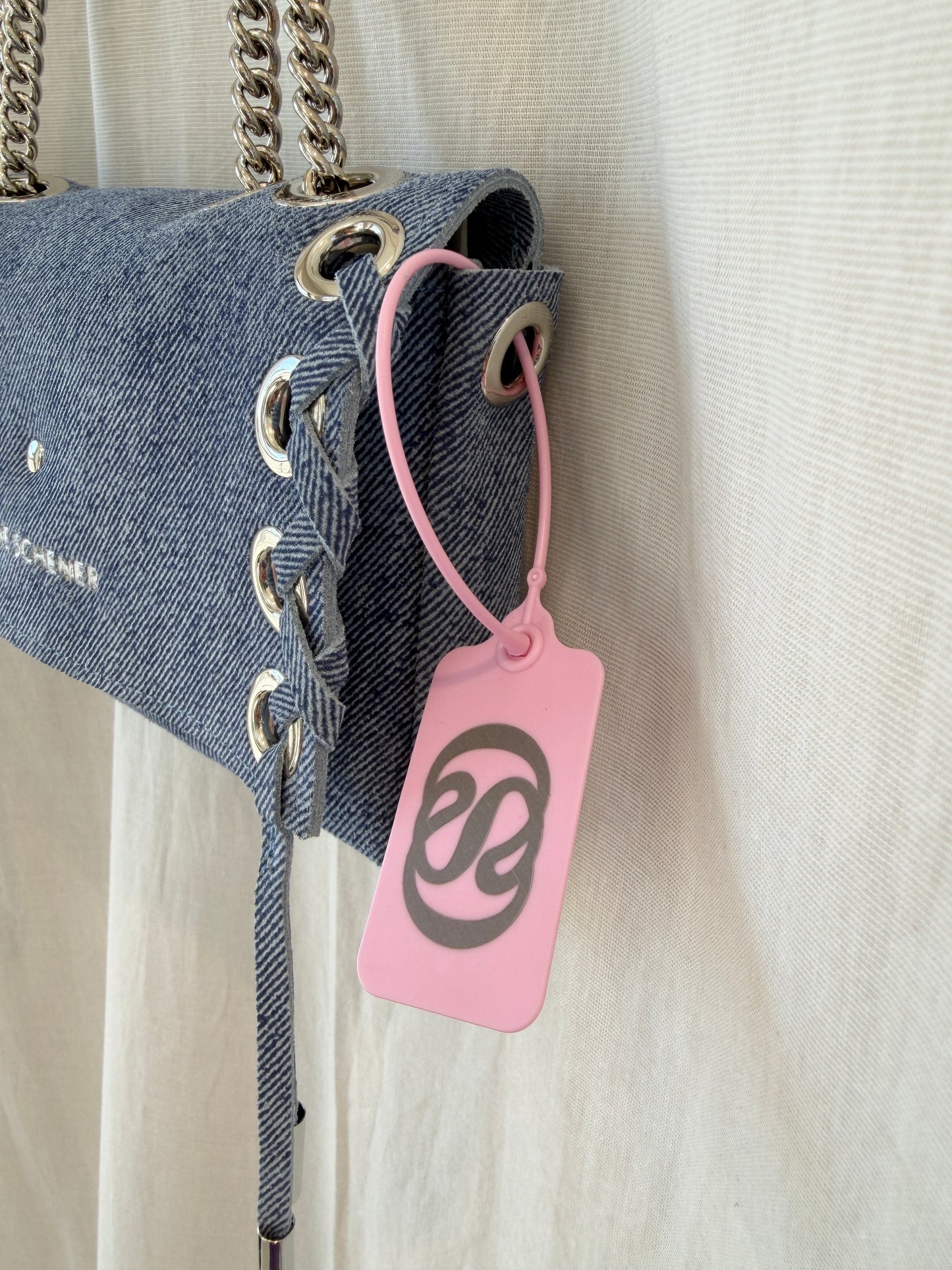 SAC MINI DJANGO JEAN LACE UP